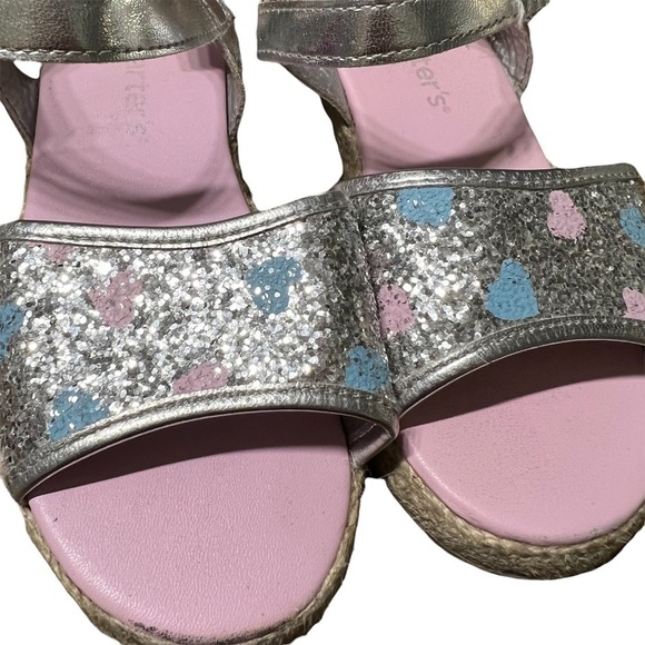 Carter’s sandals girl heart glitter size 11 - Picture 10 of 10